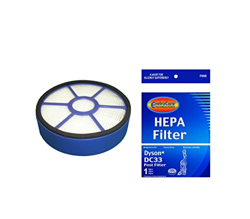 Electric Vac Replacement for Dyson 2 DC33 Post HEPA Filter Upright Vacuum Cleaner 921616-01