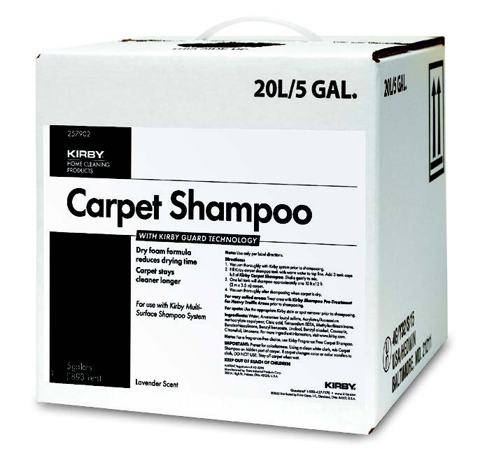1 Kirby Shampoo / Chemical 257902 / Shampoo / Cube 5 Gallon
