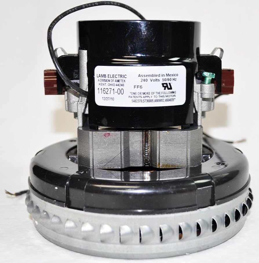 1 Ametek Vacuum Bearing 116271-00 / Motor, Lamb One Stage, 240 Volt, 5.7, Ball