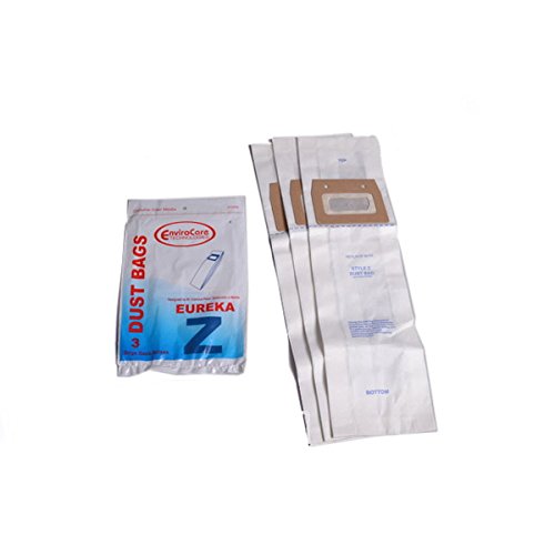 Electric Vac Replacement for Eureka Style Z, DVC Upright Vacuum Cleaner Paper Bags 3PK # 310SW