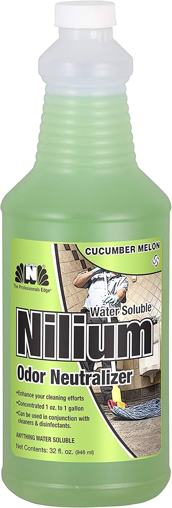1 Nilodor Vacuum Part 32WSCM / Deodorizer, 32oz, Cucumber Melon, Watersoluble Concentrate