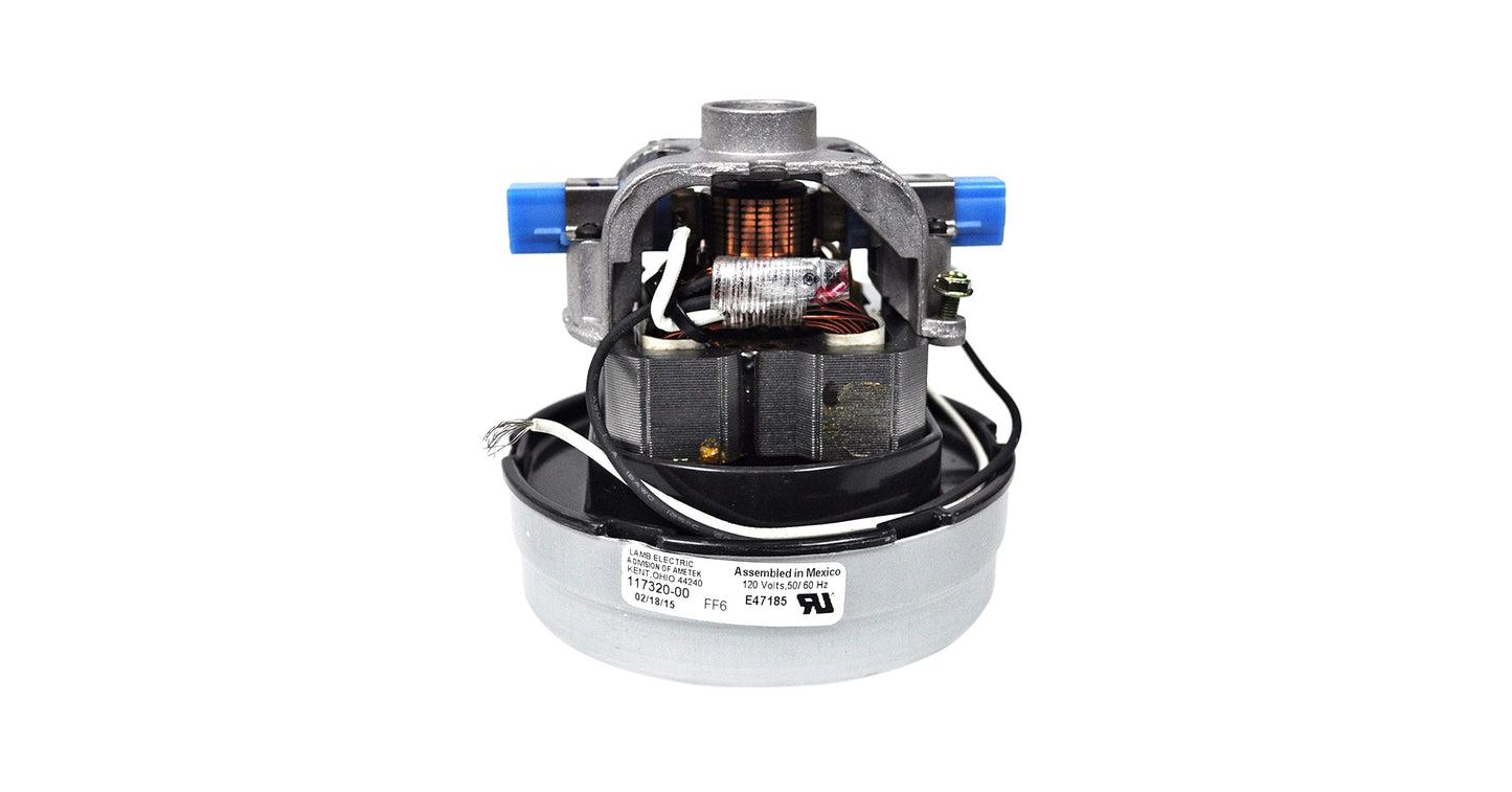 1 Ametek Vacuum Part 117320-00 / Motor, Lamb 5., 120 Volt, Single Stage, Thru Flo 09 / 2021 Alt Item Will Work But 15% Low Perf No Longer Available