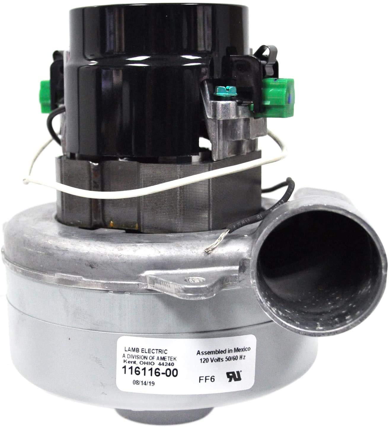 1 Ametek Vacuum Part 116116-00 / Motor, Lamb 120 Volt, 5.7, 2 Stage Ball Sleeve