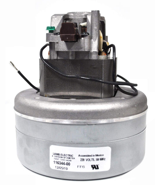 1 Ametek Vacuum Part 116344-00 / Motor, Lamb 2 Stage, 220 Volt, 5., Single Speed