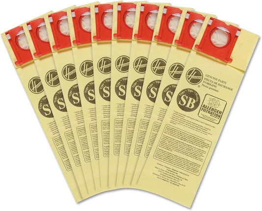 10 Hoover Vacuum Part AH10170 / Paper Bags Sb, 10PK, Insight Commercialallergen