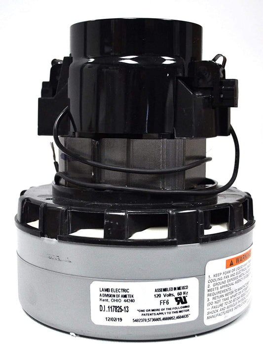 1 Ametek Vacuum Part 117825-13 / Motor, Lamb 2 Stage, Quiet Bypass, Peripheral, Expoxy