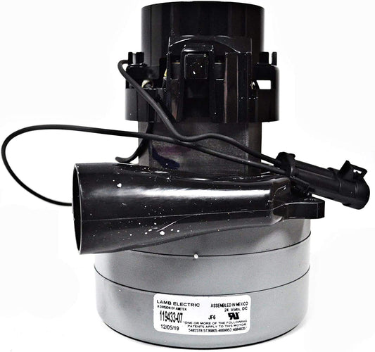 1 Ametek Vacuum Part 119433-07 / Motor Unit 5.7, 24 Volt, 3 Stagemin Order Quanity 15 Motors*****