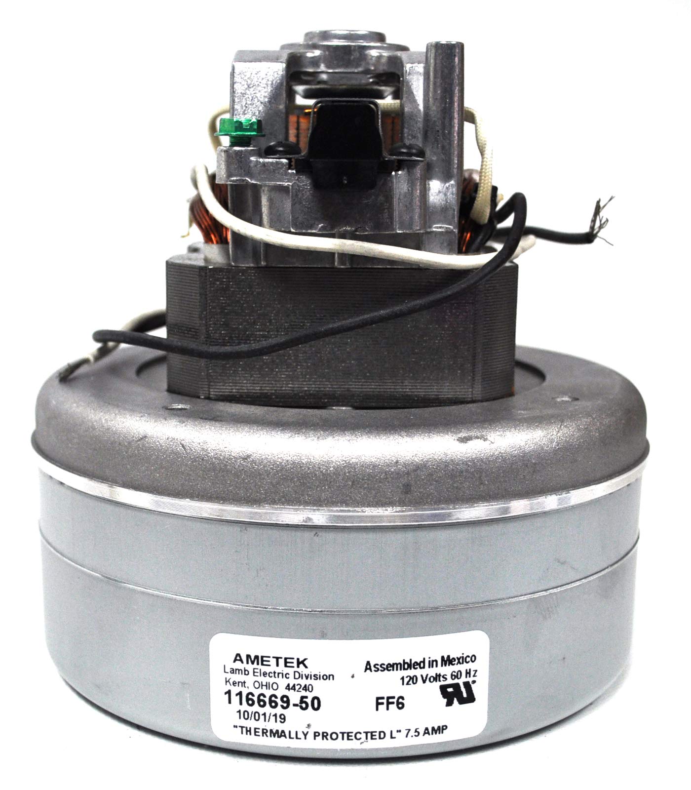 1 Ametek Vacuum Part 116669-50 / Motor, Lamb 120 Volt, 2 Stage, Ball / Sleeve