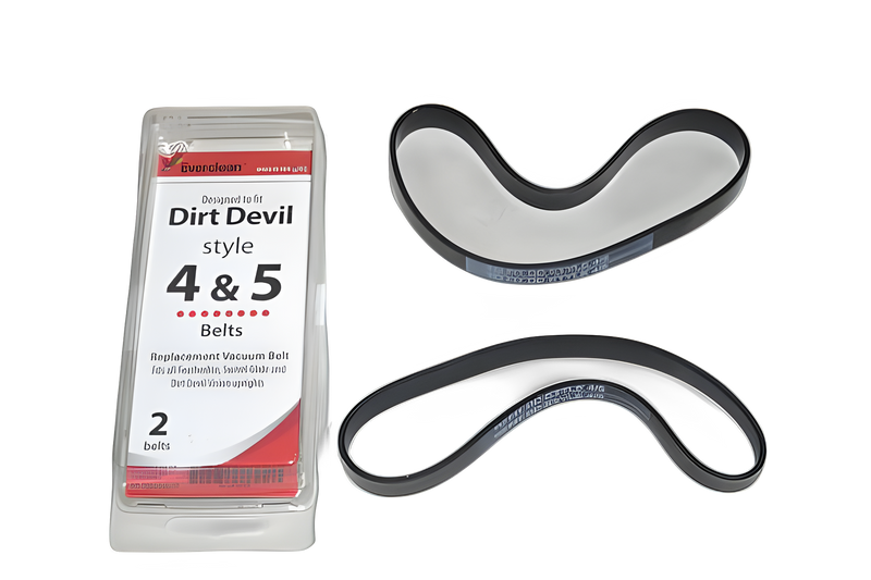 2 Everclean Vacuum Belts 80-3110-08 / Dirt Devil Style 4, 5, 2pk, Dirt Devil