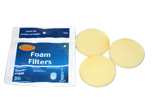 3 Shark Vacuum Filters F648 / Dust Cup SV800, 3PK, Cord Less Stickoem# XF800W