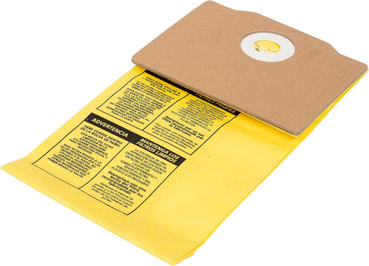 5 Shop Vac Vacuum Part 9191710 Backpack / Paper Bags, BP-20TS, 5PK