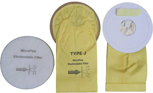7 Royal Vacuum Part 151 Micro Allergen Filtration / Paper Bags, J, 7PK, Micro, Env, Pony Tank, Repl