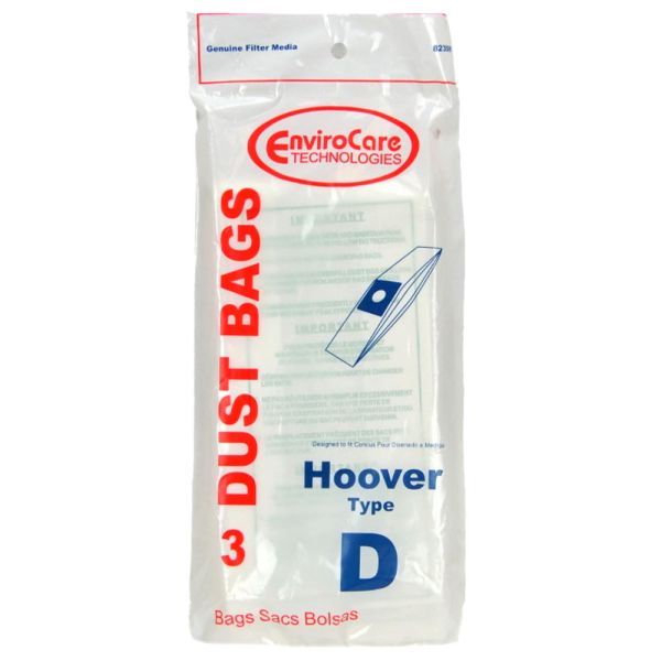 3 Hoover Vacuum Part 823SW Upright / Paper Bags, D, 3PK, Dial A Matic, Repl