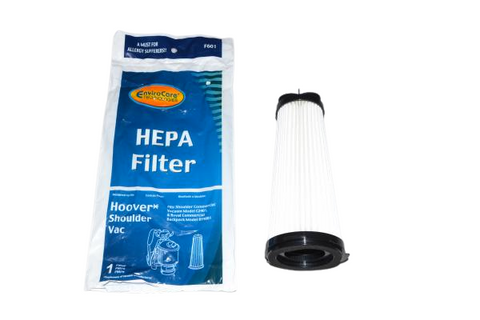 1 Royal Vacuum Filter F601 HEPA Filtration Backpack / 4001, Hoover C2401, Hoover