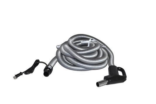 1 Wessel Werks Vacuum Hose SZ902138030BCUI / Assembly Werk, Chateau, 30FT, W / Pigtaildual Switch, Black, Gray