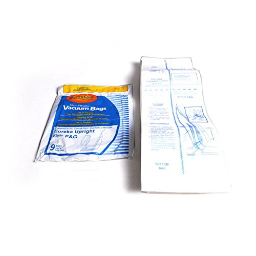 Electric Vac Replacement for Eureka,sanitaire 18 Allergy Micro Lined Vacuum F&G Bag e 5062, Uprights, White Westinghouse, SUB-1, Commercial, Imperial, ESP Vacuum Cleaners, 52320A-12, 57695A-12