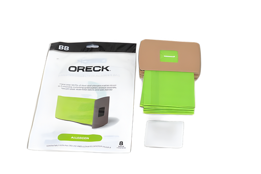8 Oreck Vacuum Part AK12308 / Paper Bags Buster B, 8PK, Hypo Allergenic