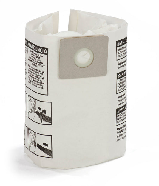 3 Shop Vac Vacuum Part 9066900 / Paper Bags, C, 3PK