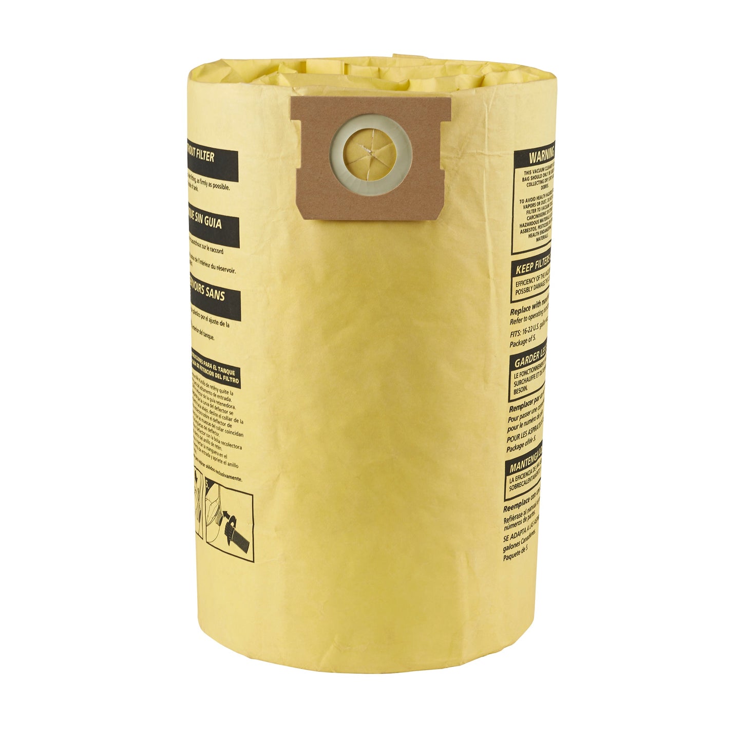 2 Shop Vac Vacuum Part 9067333 / Paper Bags, 2PK, Dry Wall Vac 16-22 Gallons