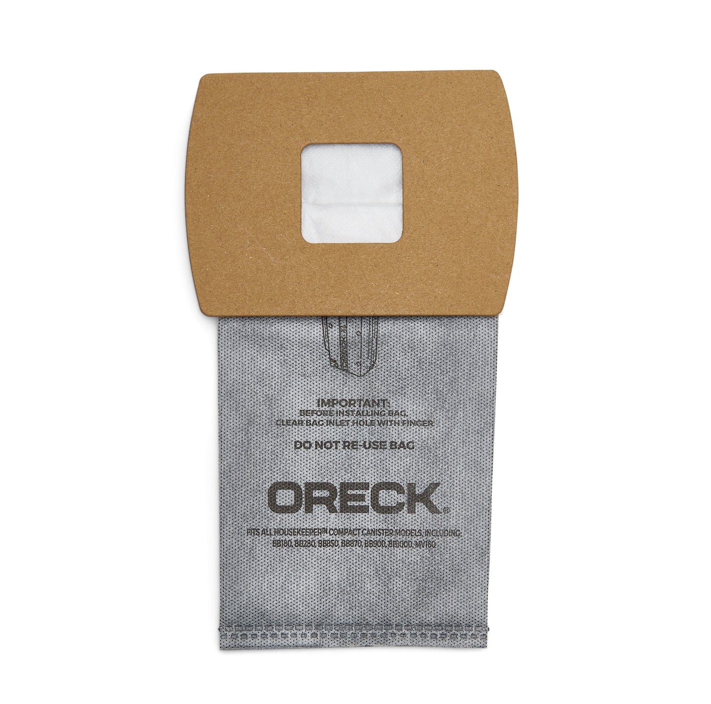 12 Oreck Vacuum Part AK14312 / Paper Bags, Buster B, 12PK, Odor Fightingcharcoal, Filtrete
