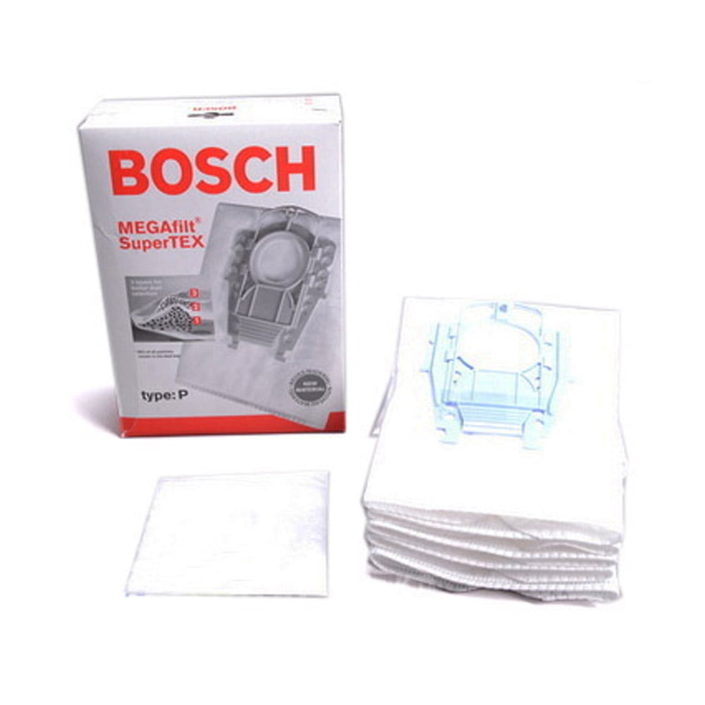 5 Bosch Vacuum Part 462586 / Paper Bags, P, 5PK, Premium Canisteroriginal, 8000 Series