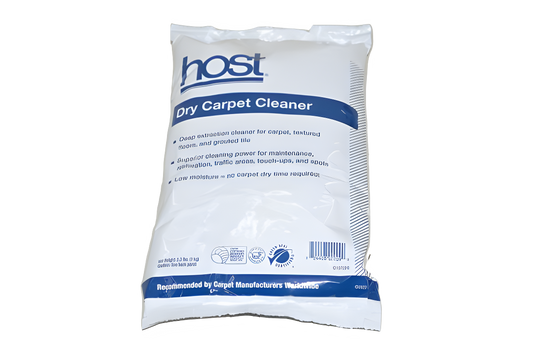 1 Host DRY CARPET CLEANER, 2.2 LBS, BAG Shampoo / Chemical C1376 No Longer Available