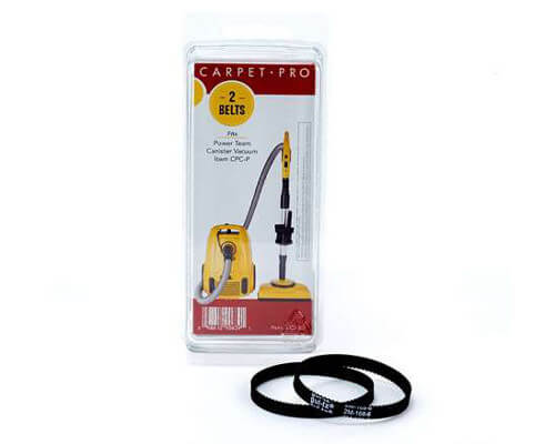 2 Carpet Pro Vacuum Belts CPCP-B2 Canister / Geared Cpc P, 2PK No Longer Available