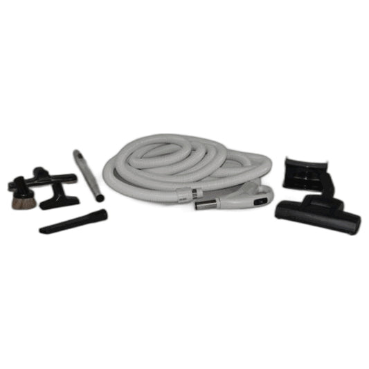 1 Fit All, Central Vac Vacuum Hose 06-4995-60 / Central Vac Low Voltage Kit, 30FT, W / TK286 Noz., Central Vac