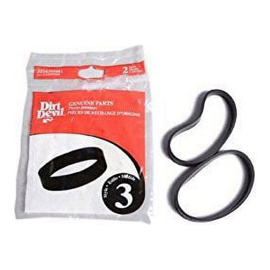 2 Dirt Devil Vacuum Belts 3210395001 Canister / Style 3, 2 Packalternate Item Bulk