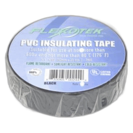 1 Fit All, Residential Vacuum Part 32-0356-08 / Electrical Tape Black (3 / 4 X 60')