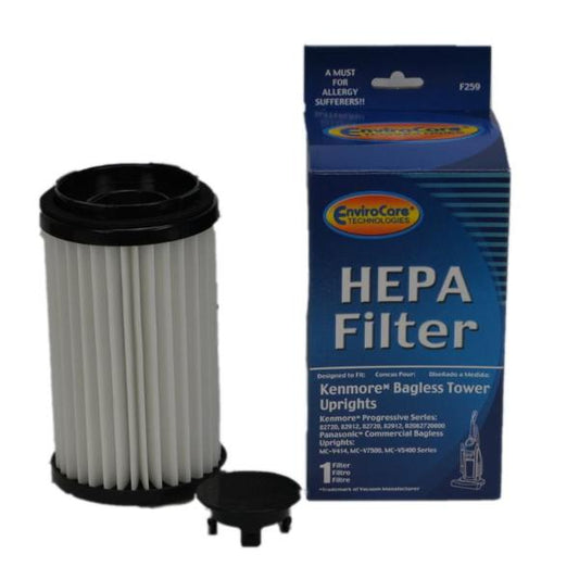 1 Kenmore Vacuum Filter F259 HEPA Filtration / Cartridge, DCF-1, DCF-2
