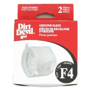 2 Dirt Devil Vacuum Filters 3ME1950001 / Royal D / D Hand Vac (Type F4)2, Royal
