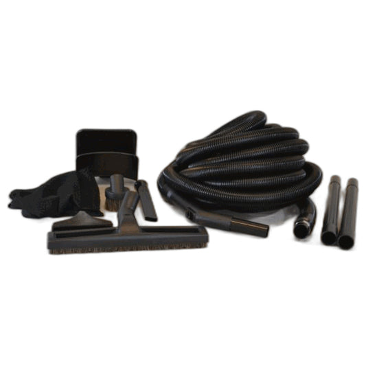 1 Fit All, Central Vac Vacuum Part 06-4990-65 / Garage Kit Titan T3, 30'W / Wands, Floor Brushblack, Titan