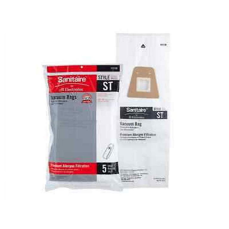 5 Eureka, Sanitaire Vacuum Part 63213B / Paper Bags Sanitaire, St, 5PK, SC-600, Uprightcloth Material