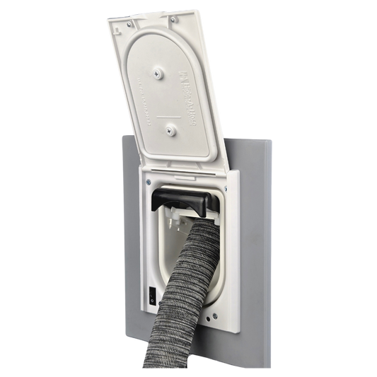 1 Hide-A-Hose Vacuum Hose HS6000A / Trim Kit, Almond, 6000 Pro Hide A