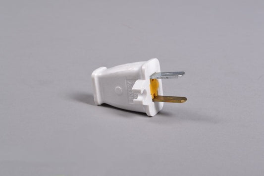 1 Fit All, Residential Vacuum Part CWDSA940W / Male Plug W / Grip-(Sta Tite)-White