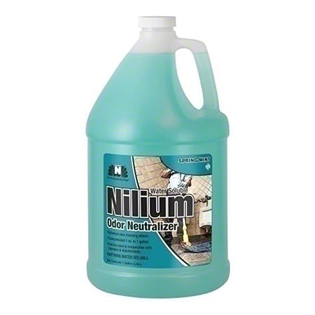 1 Nilodor Vacuum Part 128WSM / Deodorizer, 128oz, Spring Mintsoluble Concentrate