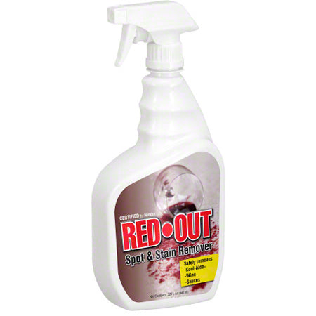1 Nilodor Vacuum Part C327-009 / Red Out, Spot, Stain Remover, Quart Bottle