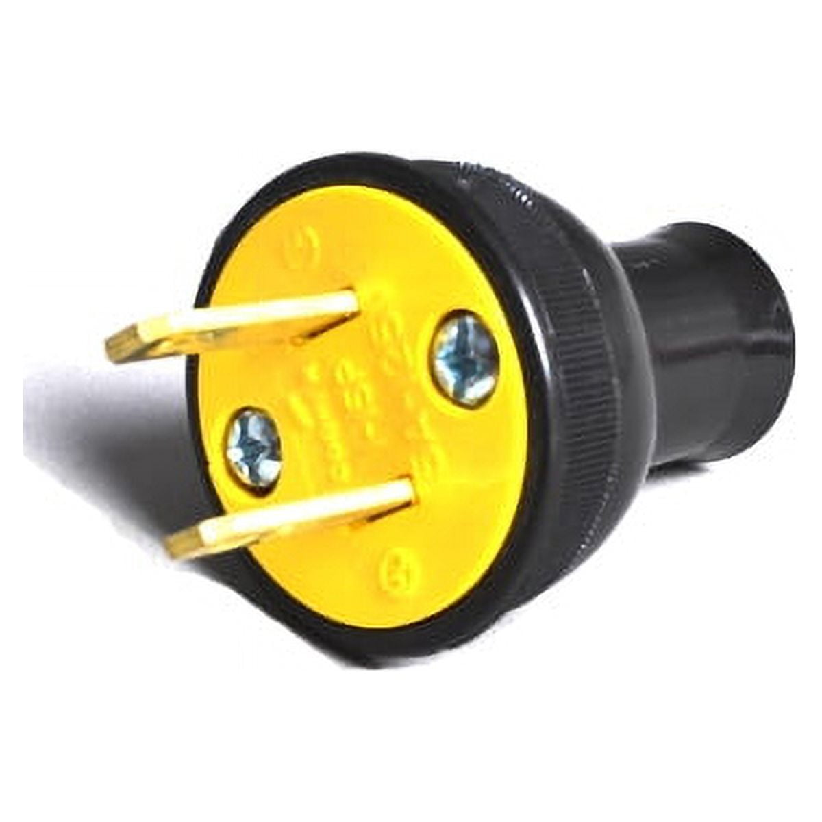 1 Fit All, Residential Vacuum Part 32-5610-67 / Male Plug Round-(Spring Action)-Black