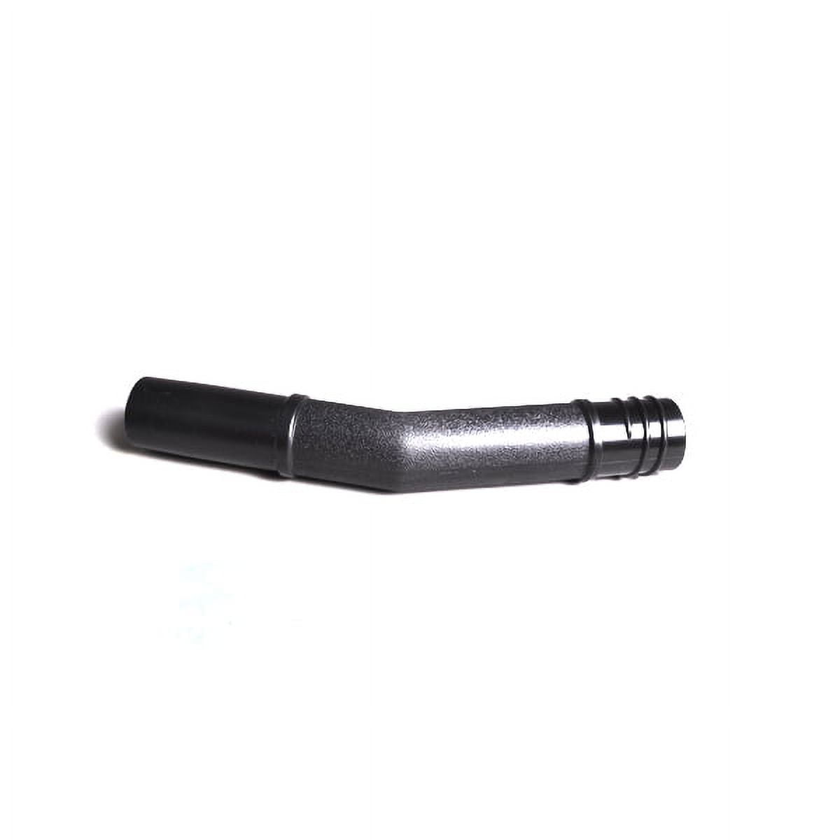 1 Fit All, Residential Vacuum Hose BTA-115C111 / Curved End Black W / Threads / Plastic