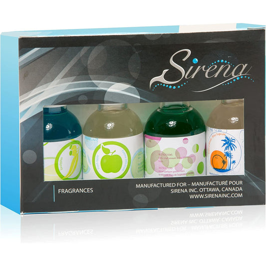 4 Sirena Vacuum Part FRAG1 / Fragrance Pack, 4PK, Assortedpine, Tropical, Apple, Eucalyptus
