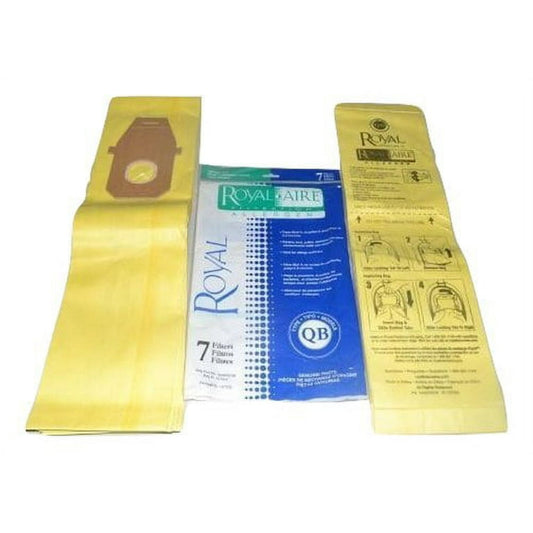 7 Royal Vacuum Part AR10022 Upright / Paper Bags Aire, Qb, 7PK Fits UR30095