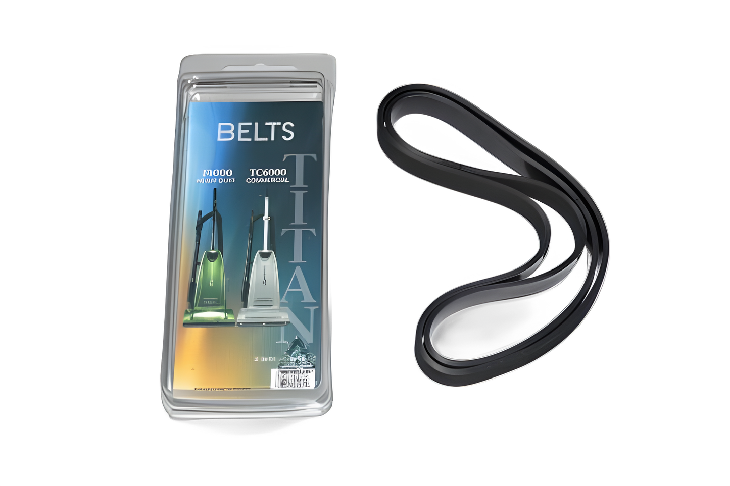 2 Titan Vacuum Belts 17-3122-08 Upright / T4000, TC6000, 2PK, Flat