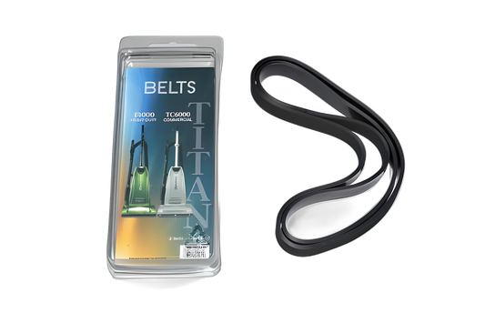 2 Titan Vacuum Belts 17-3122-08 Upright / T4000, TC6000, 2PK, Flat