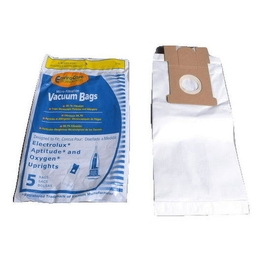 5 Electrolux / Eureka Vacuum Part 208 Upright / Paper Bags, Aptitude, Oxygen (5PK), Microlined