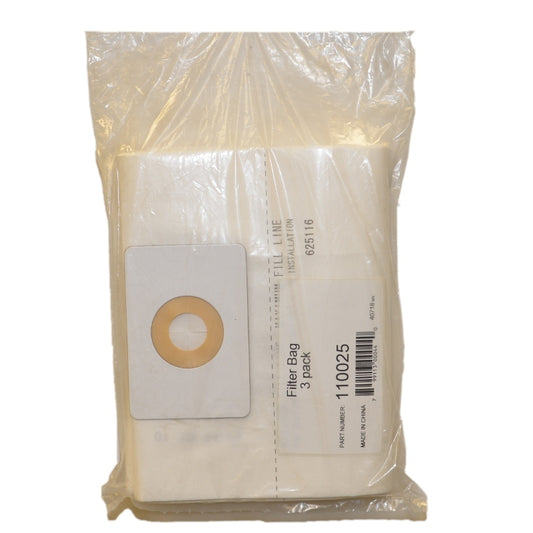 3 Beam Vacuum Part 110025 / Paper Bags, 167, 3PK, Central Vac, Central Vac No Longer Available