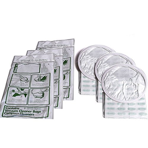 Electric Vac/Tristar 2 Ply Canister Vacuum Cleaner 15pk Replacement Paper Bags # 738-5SE
