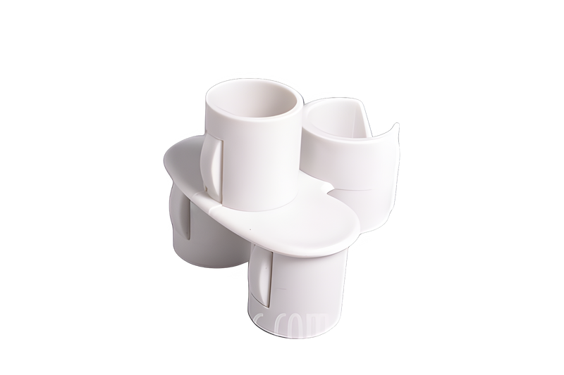 1 Fit All, Residential Handle Assembly 32-1013-05 / Attachment HOLDER-3 Piece, White, To Wand
