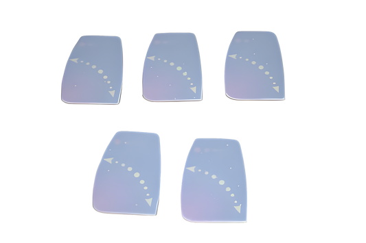 5 Kirby Vacuum Belts 673697S / Label, G-5, 5PK, Lifter
