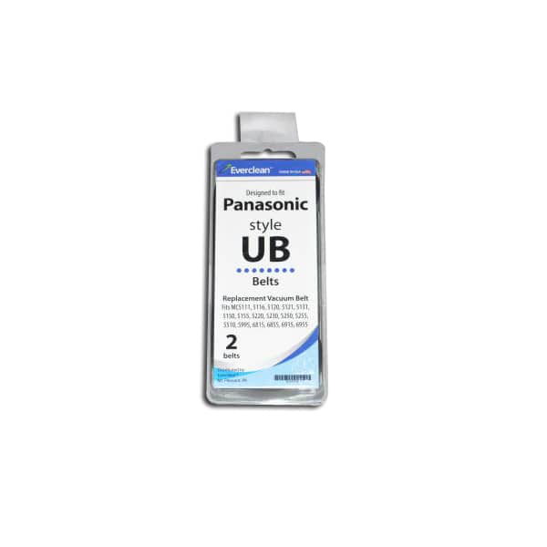 2 Panasonic Vacuum Belts 60-3104-06 Upright / Ub, 2PK, 5000 Series, Everclean